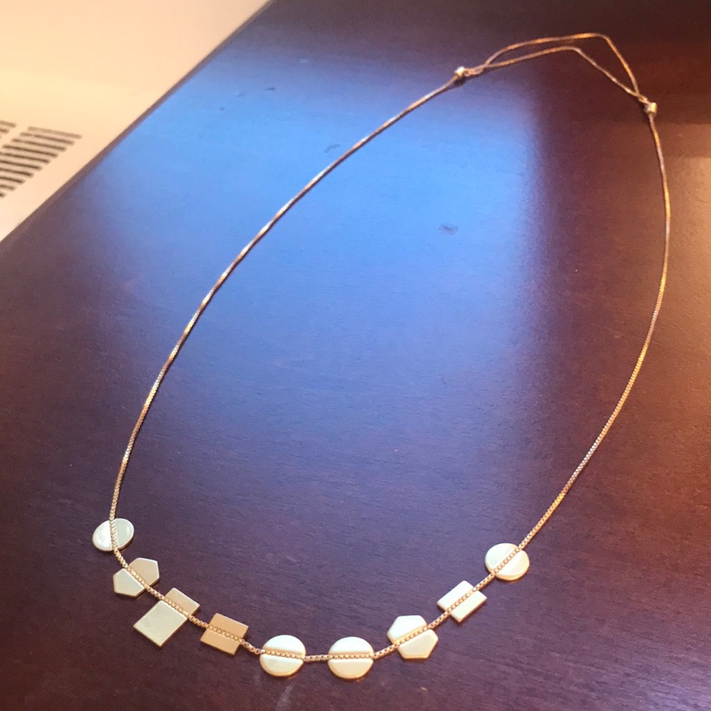 Madewell geometric necklace